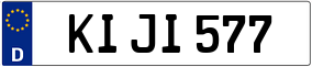 Truck License Plate